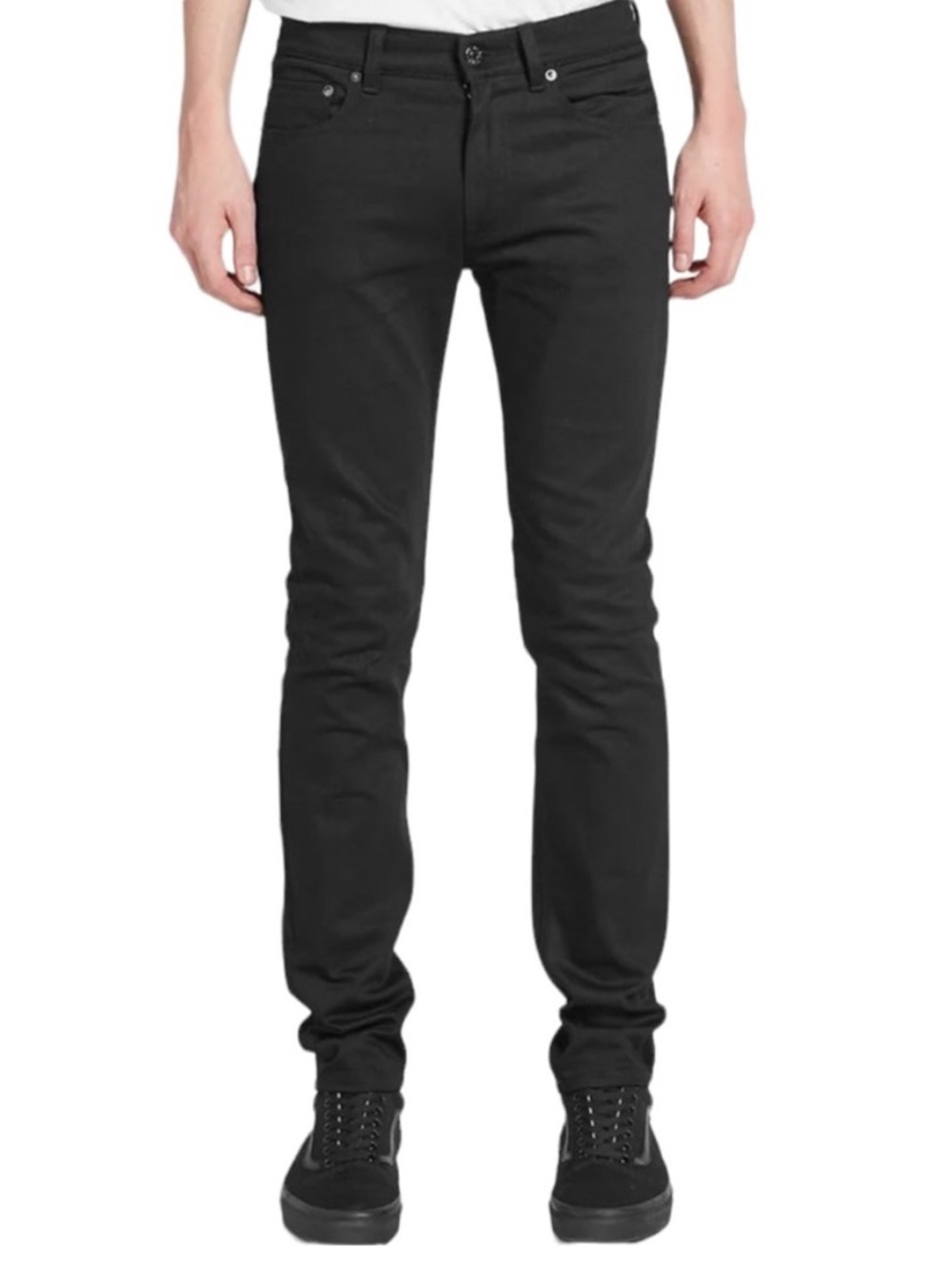 Acne Studios Van Over Black Straight Jean Cotton 34x32
